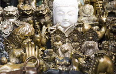 Antique and curio dealer in China
