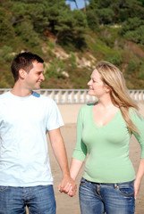 Obraz premium Young couple in love