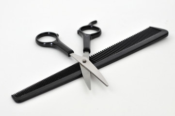 Scissors and Comb