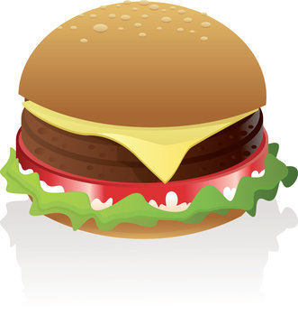 Vector Double Burger Icon