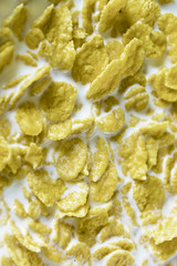 cornflakes with milk