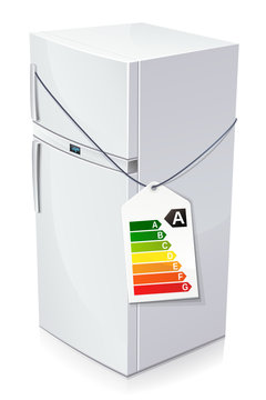 Performance énergétique d'un réfrigérateur (reflet)