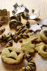 Fresh cookies made of pumpkin seed