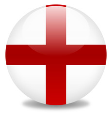 Obraz premium England Flag (Icon/Orb)