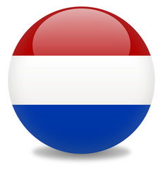 Netherlands Flag (Icon/Orb)