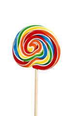 lollipop on white background