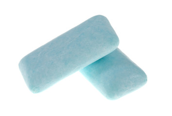 chewing gum on isolated