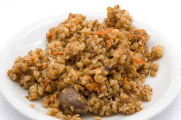 Boiled buckwheat