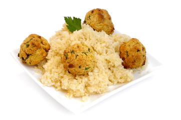 Couscous und Falafel