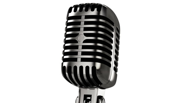 Microphone zoom out with alpha channel