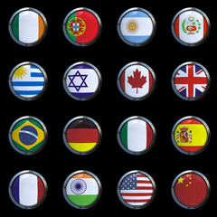 flags button