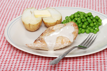 baked chicken with cream of mushroom sauce