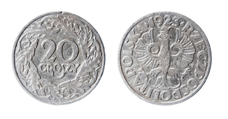 obsolete polish coin