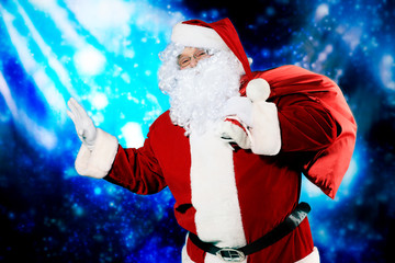 gesture of santa