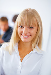 Smiling business woman