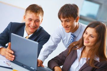 Working business team