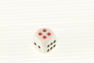 dice on the table