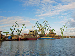 Shipyard in Gdansk