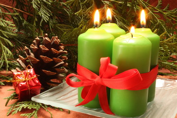 Christmas candles