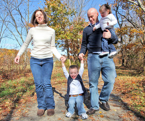 Fototapeta premium Family walk