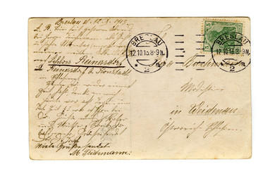 Fototapeta na wymiar stare pocztówki