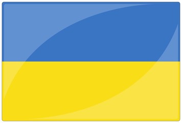 drapeau glassy ukraine flag