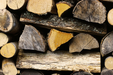 wooden heap