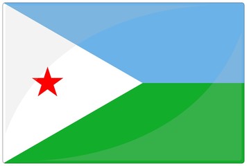 drapeau glassy djibouti flag