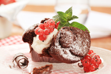 Chocolate muffin