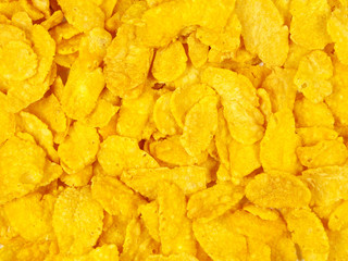 Corn flakes background