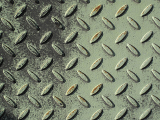 Old diamond plate sheet metal background