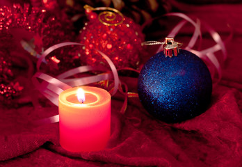 Weihnachtsschmuck,Ornament mit Kerze