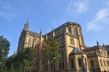 Fototapeta na wymiar Catedral de San Sebastian