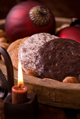 Lebkuchen mit Kerze