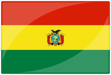 drapeau glassy bolivie bolivia flag