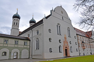 Fototapeta na wymiar Benediktbeuren, Kościół Klasztor