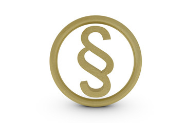 Goldener paragraph symbol