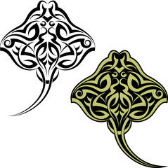 tattoo stingray fish