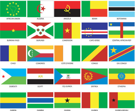 25 African Flags 1