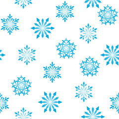 Fototapeta na wymiar snowflakes seamless