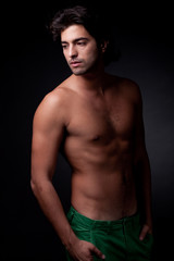 Fototapeta premium fashion shot of young italian