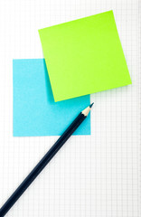 Note book with sticker