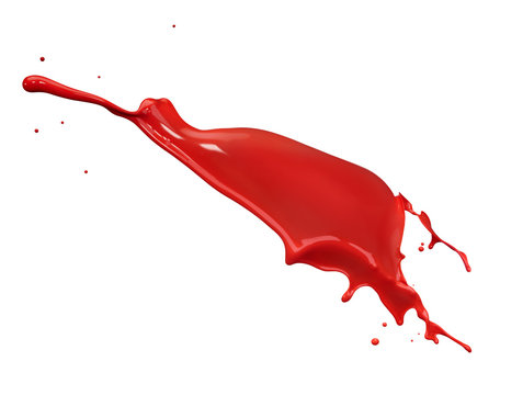 Red Paint Splash