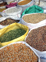 Sacchi di Legumi Vari