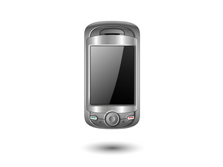 Mobile phone editable vector illustration