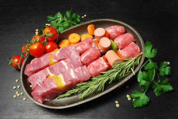 spiedini di tacchino