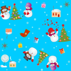 Xmas seamless wallpaper