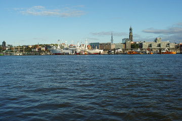 Hamburg Hafen Skyline