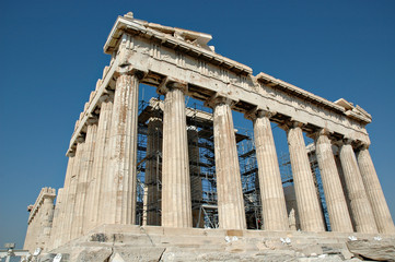 Obraz premium Ancient Greek temple Parthenon in Athenes