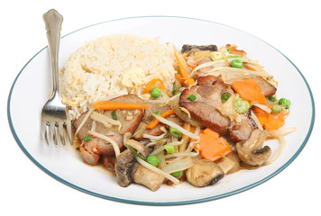 Chinese Pork with Seasonal Vegetables